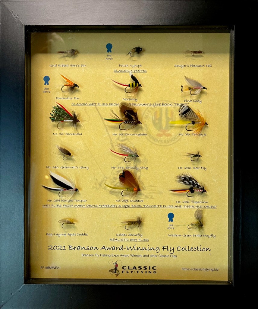 Framed Fly Gallery Classic Fly Tying